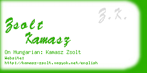 zsolt kamasz business card